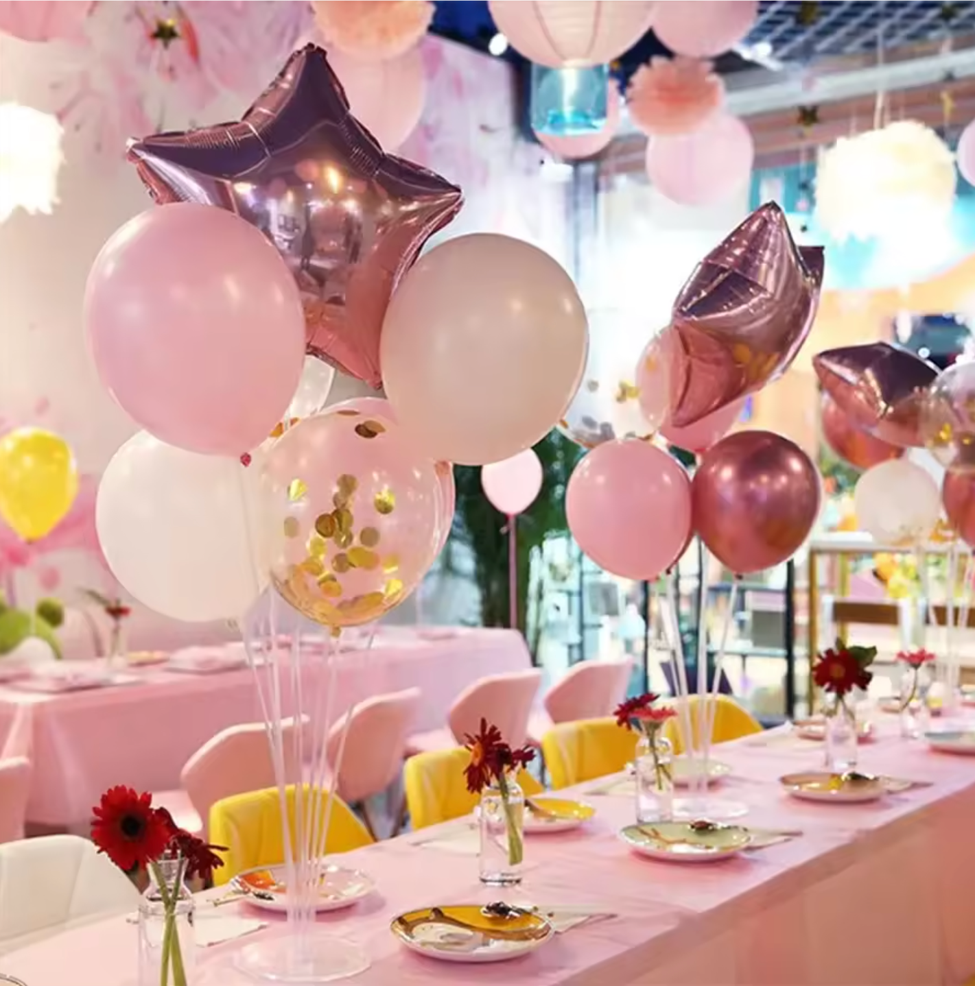 Balloon Centrepiece Stands for all occasions incl Baby Showers and Baby Reveal Parties
